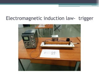 Electromagnetic induction law- trigger
 