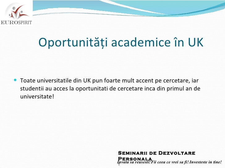 Oportunitati Si Pasii Necesari Pentru A Studia In Strainatate