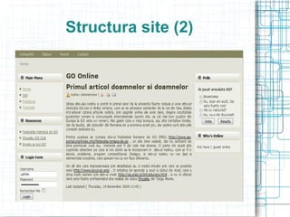 Structura site (2)
 