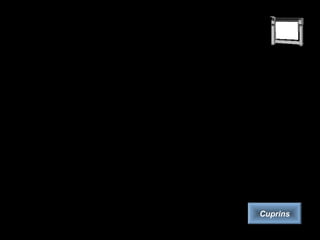 Caracteristicile imprimantelor:
• calitatea caracterelor, cu diferite grade intermediare, de la „letter”, cea mai bună (imprimante
cu cap toroidal, jet de cerneală şi laser), până la „draft” (imprimante matriciale).
• viteza de lucru, se măsoară in caractere pe secundă (cps), respectiv pagini pe minut (ppm).
Imprimantele cu cap toroidal sunt cele mai lente, la vieze de aproximativ 30cps. Imprimantele
linie sunt cele mai rapide, cu viteză de până la 3000 de lini pe minut. Imprimantele matriciale
rapide merg până la 500cps, iar cele laser tiparesc in intervalul 4-20ppm.
• font-ul (design-ul setului de caractere), imaginile grafice. Imprimantele laser şi cele cu jet de
cerneală sunt capabile să tipărească o varietate infinită de forme.
• rezoluţia (densitatea punctelor cu care se reprezintă un detaliu). Ca şi în cazul scanner-ului,
valoarea mai mare înseamnă calitatea imaginii mai bună
Cuprins
 