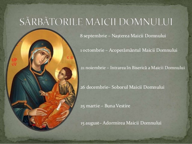 SÄƒrbÄƒtori In Cinstea SfinÈ›ilor