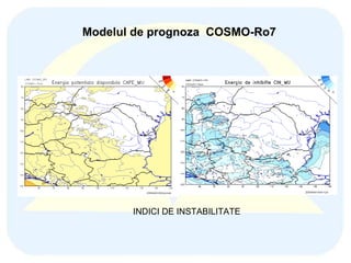 INDICI DE INSTABILITATE Modelul de prognoza   COSMO-Ro7 