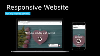 Responsive Website
for any mobile devices
 