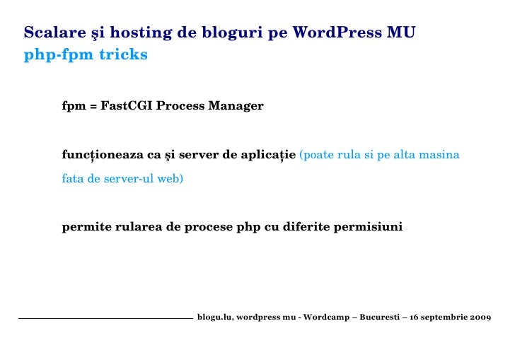 Prezentare Blogu Lu WordCamp slideshare - 웹