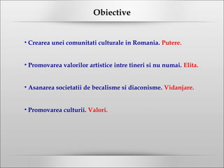 Prezentare Ceasca De Cultura