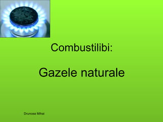 Combustilibi: Gazele naturale 