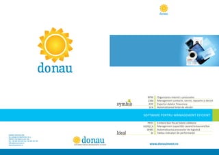 Donau - Software pentru management eficient