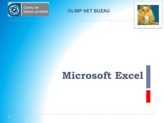 OLIMP NET BUZAU

Microsoft Excel

 