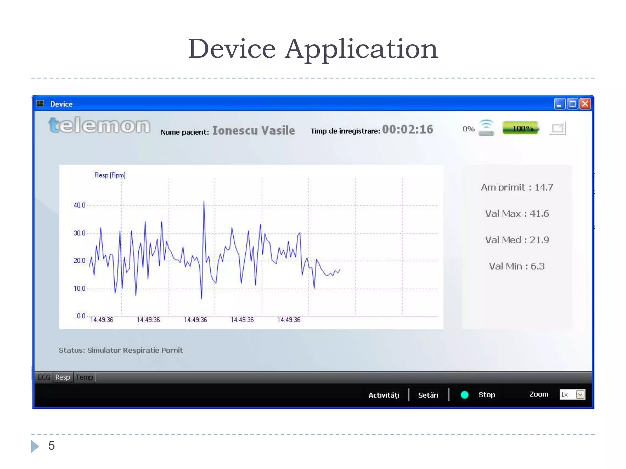 Telemon Overview4Sensor1Sensor2Device(SmartPhone)Server TelemonDoctor ApplicationTelemonDataBaseTelemon Services