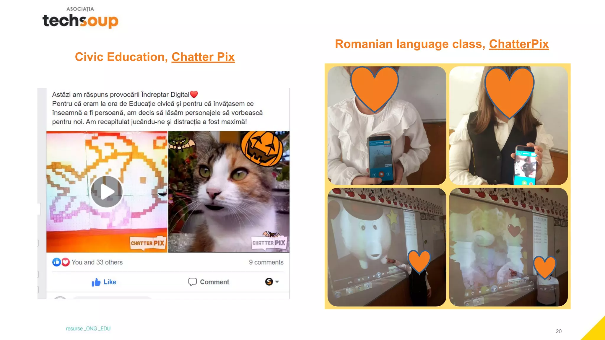 20
Romanian language class, ChatterPix
Civic Education, Chatter Pix
 