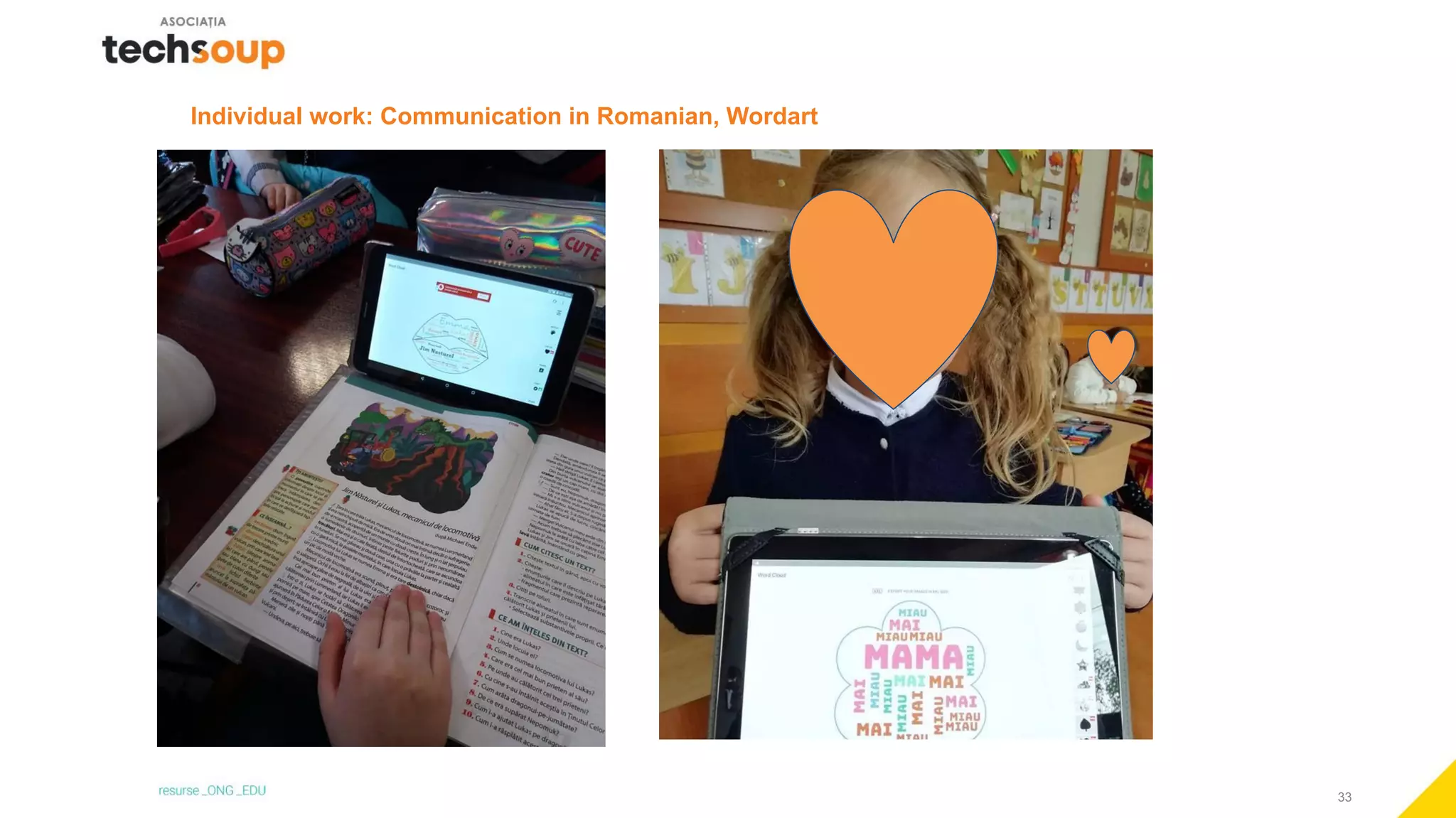 33
Individual work: Communication in Romanian, Wordart
 