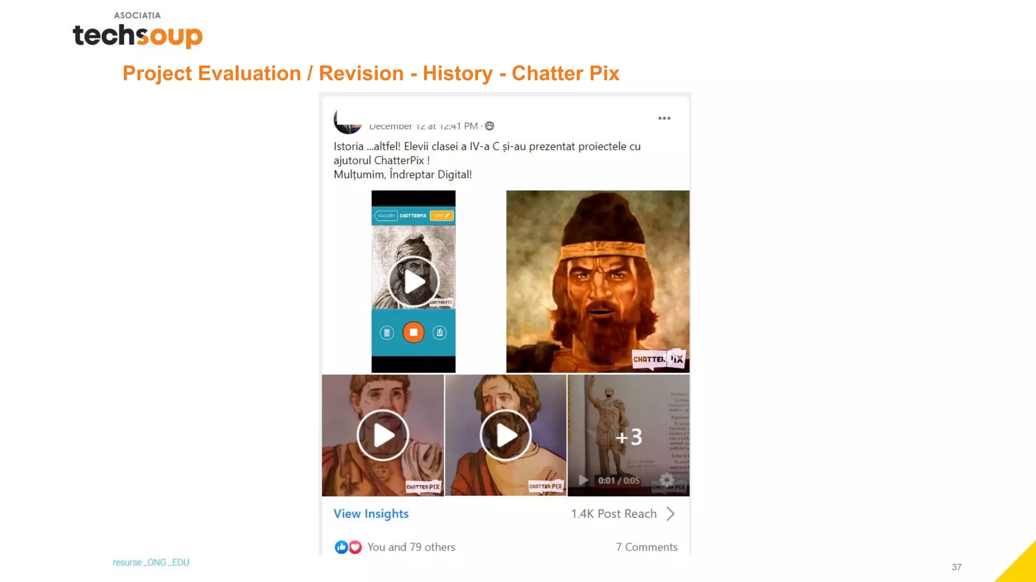 37
Project Evaluation / Revision - History - Chatter Pix
 