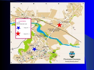 LEGENDA STATII  MONITORIZARE AER -  Staţie SV - 1 - Statie SV - 2 
