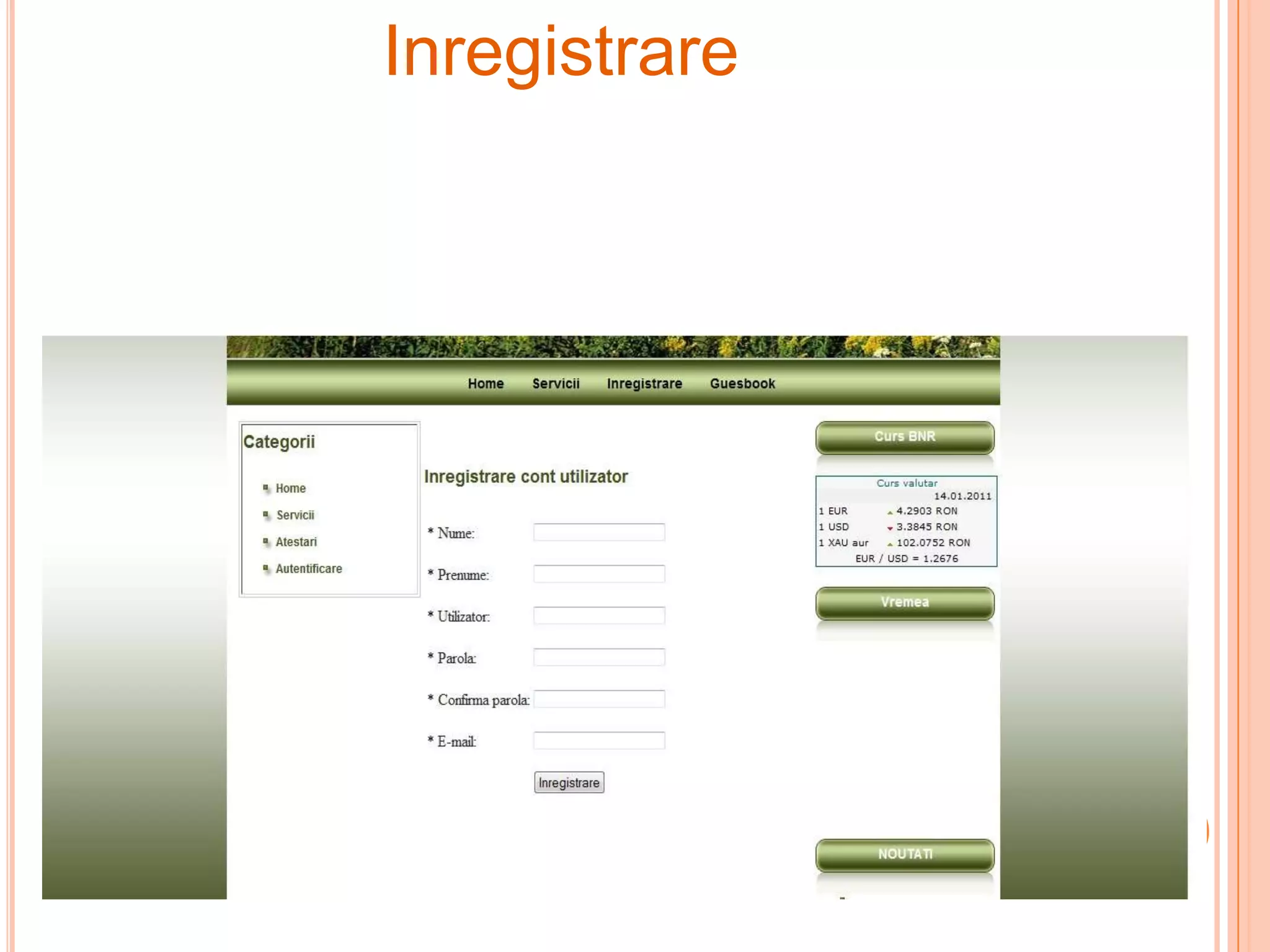 Inregistrare
 