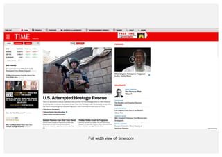 Full width view of time.com 
 