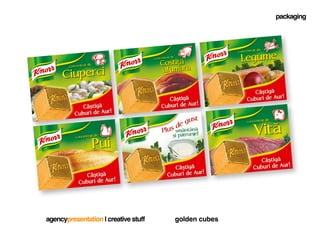packaging




agencypresentation | creative stuff   golden cubes
 