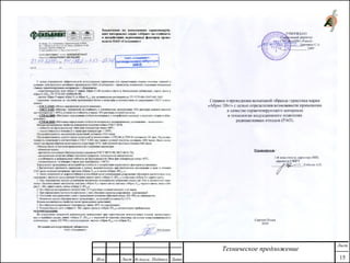 Изм. Лист № докум. Подпись Дата
Лист
15
Техническое предложение
 