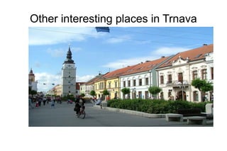 Other interesting places in Trnava
 