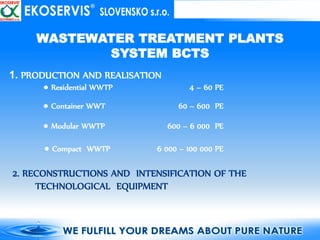Container Wwtp EKOSERVIS Slovakia - Products presentation - Residential & Container ...