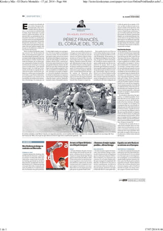 Kiosko y Más - El Diario Montañés - 17 jul. 2014 - Page #66 http://lector.kioskoymas.com/epaper/services/OnlinePrintHandler.ashx?...
1 de 1 17/07/2014 8:46
 