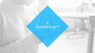 3.
Que dire à qui ?
 