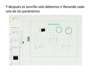 Y después es sencillo solo debemos ir llenando cada
uno de los parámetros
 