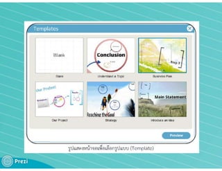 คู่มือการใช้ Prezi