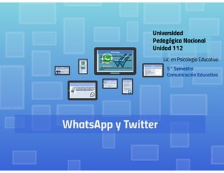 Whats App y Twitter