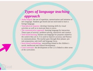 Prezi.howtoteachenglishtochildren