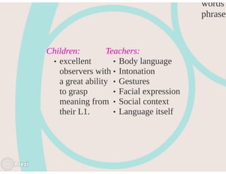 Prezi.howtoteachenglishtochildren
