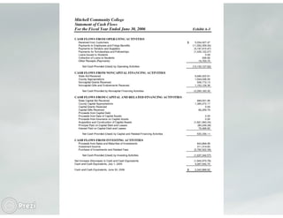 cash flow statement