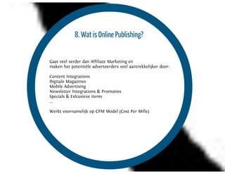 Websem presentatie Infosessie Display & Affiliate marketing 27112012