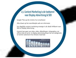 Websem presentatie Infosessie Display & Affiliate marketing 27112012