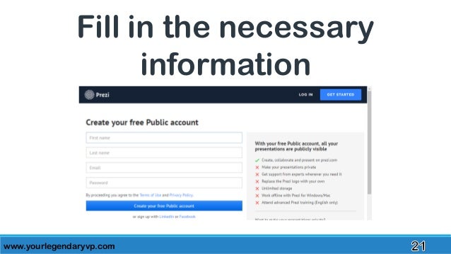 how to use prezi