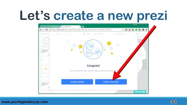 how to use prezi