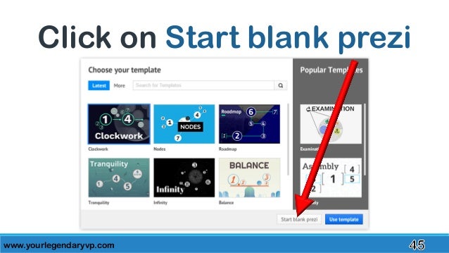 how to use prezi
