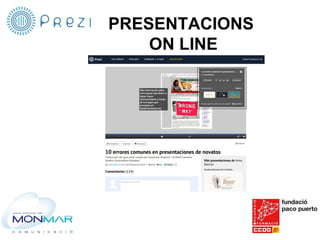 Prezi, presentacions on line Slide 10