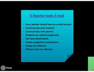 E-TEACHER