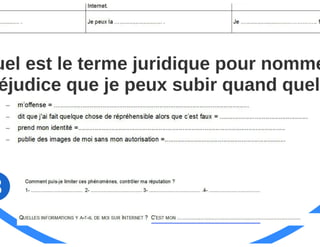 Identité numérique et responsabilité