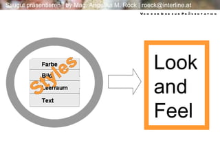 Von der Idee zur Präsentation Look and Feel 