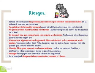 PROYECTO "INTERNET: USO RESPONSABLE Y SEGURO"