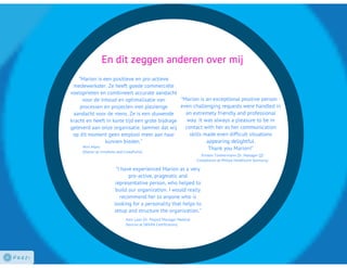 Maak kabaal voor Marion