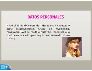 Prezi taylor swift