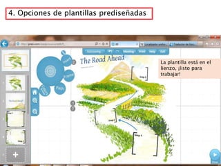 4. Opciones de plantillas prediseñadas




                                         La plantilla está en el
                                         lienzo, ¡listo para
                                         trabajar!
 