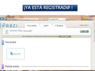 ¡YA ESTÁ REGISTRAD@ !
 