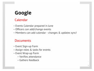 Red & White Student Organization - CASE ASAP Organizational Master's Class