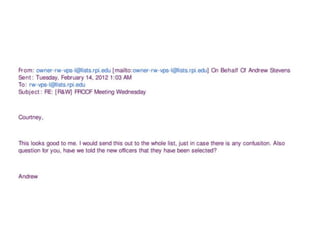 Red & White Student Organization - CASE ASAP Organizational Master's Class