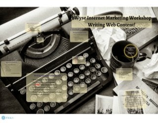 Writing Web Content - for online content marketing