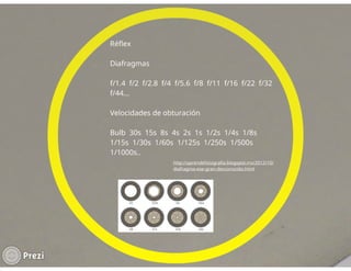 Partes de la cámara