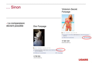 … Sinon                           Victoria’s Secret
                                  Fanpage




- La comparaison
devient possible   Dior Fanpage
 